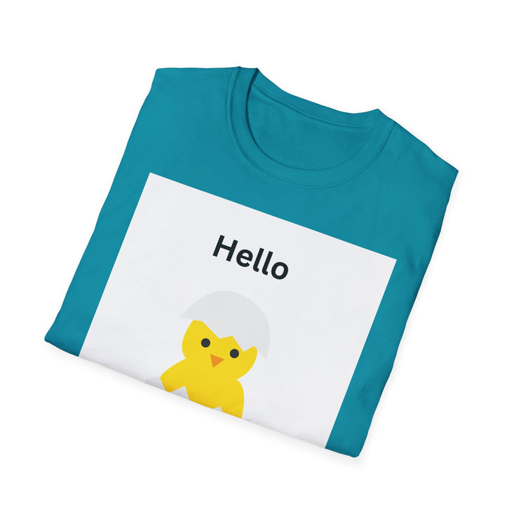 Cute Easter Peeps Unisex Softstyle T-Shirt - Hello Peeps Graphic Tee