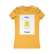 Hello Peeps Easter Women's Favorite Tee