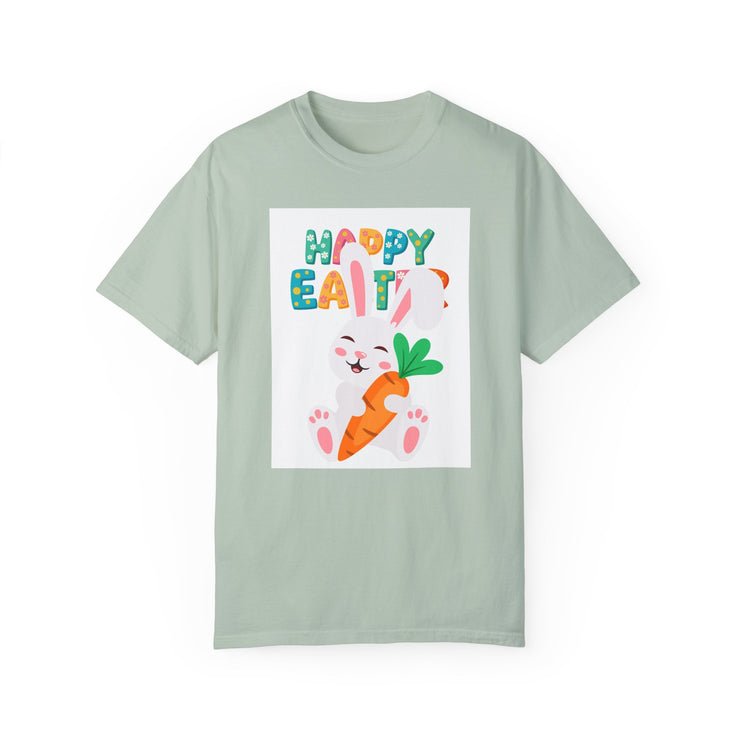 Happy Easter Bunny Unisex Garment-Dyed T-Shirt