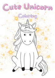 Colouring Book-Cute Unicorn