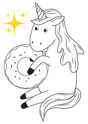Colouring Book-Cute Unicorn